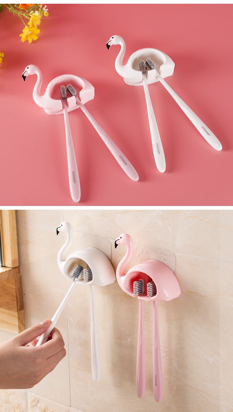 Flamingo Shaped Toothbrush Holder Flamingo Shaped Toothbrush Holder